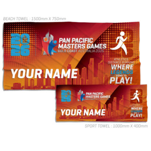 Athletics - Distance Running Personalised Towel